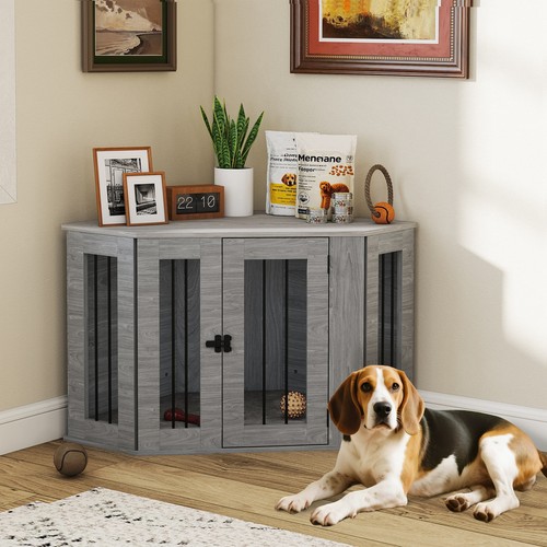 Pawhut dog crate furniture - pawhut,