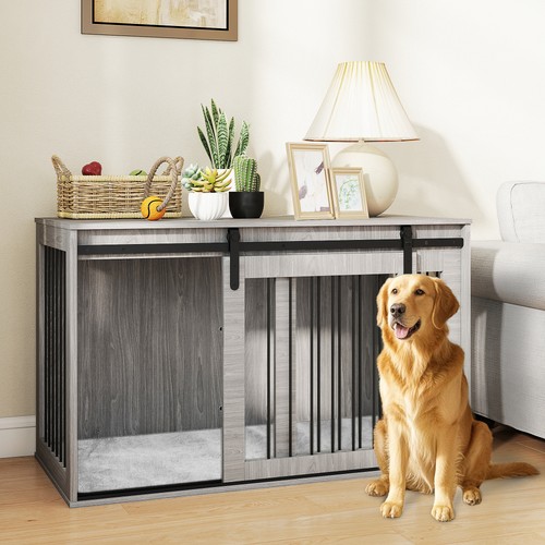 Pawhut dog crate furniture - pawhut,