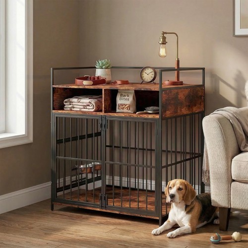 Pawhut dog crate furniture - pawhut,