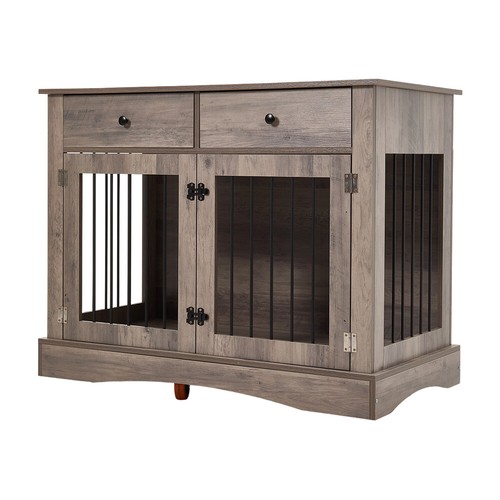 Wooden pet dog crate - crate,