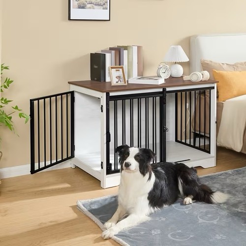 Dog cage furniture - cage,