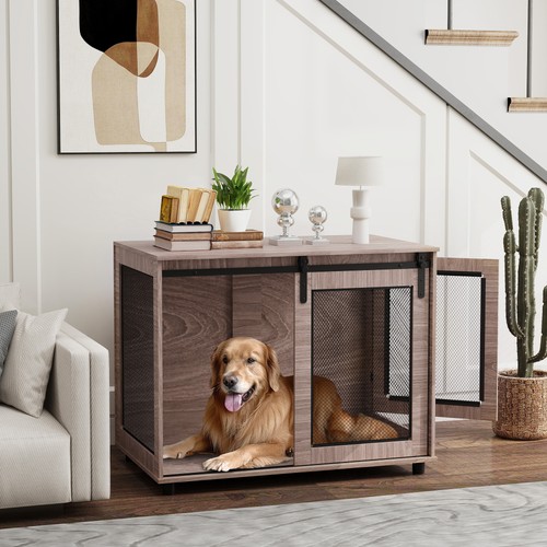 Pawhut dog crate - furniture, w/