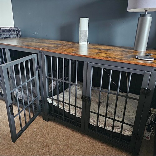 48in large dog crate furniture - dog,