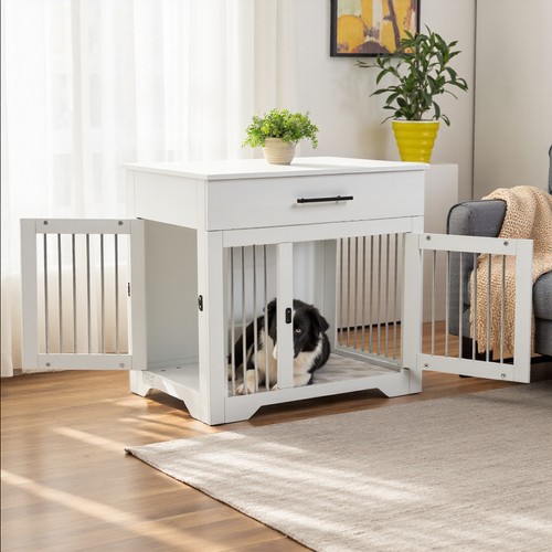 78cm dog cage double door - 78cm,