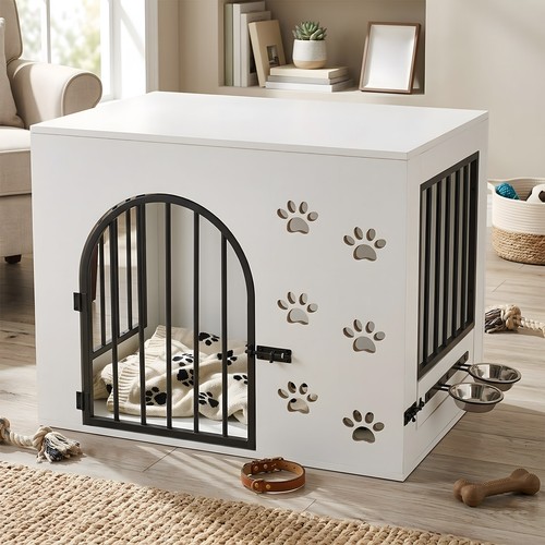 Wooden dog crate end - wooden,