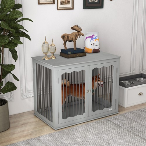 Dog crate furniture - crate, w/