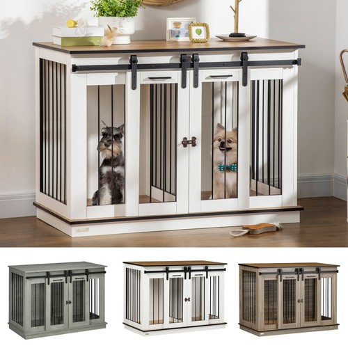 Dog crate furniture for large - dog,