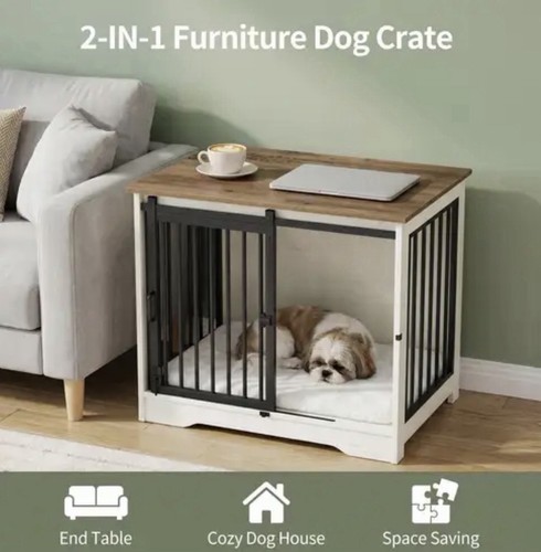 Small dog crate furniture - small,