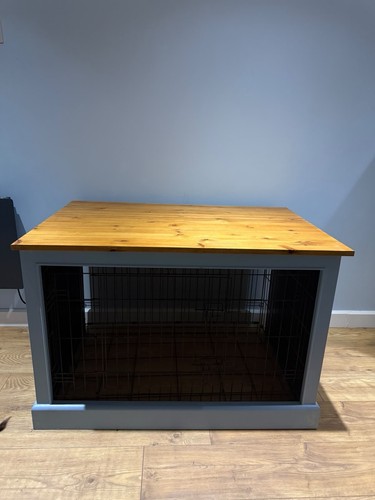 Handcrafted dog crate - dog,