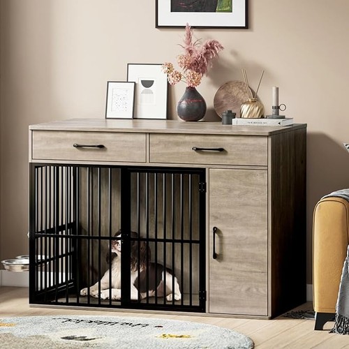 Dog crate furniture - dog,