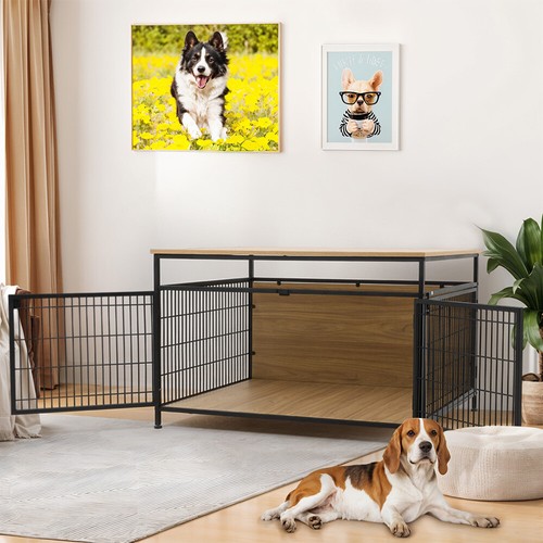 Dog crate furniture - dog,