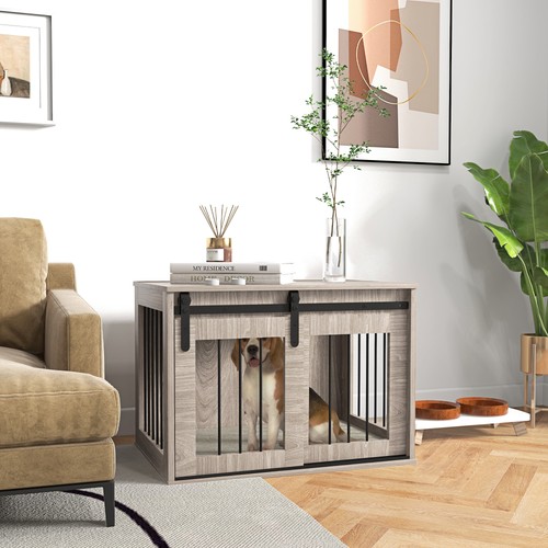 Pawhut dog crate furniture - pawhut,