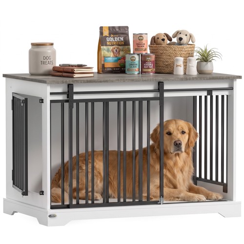 Pawhut 100 large dog crate - pawhut,