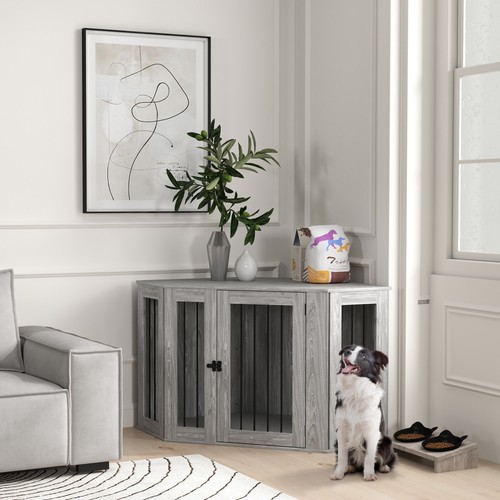 Pawhut dog crate furniture - pawhut,