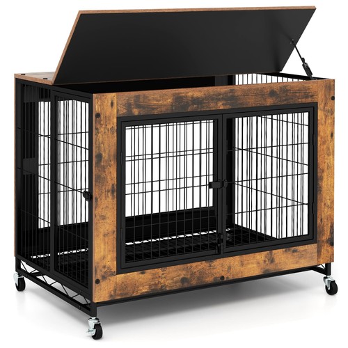 Dog crate furniture mobile - dog,