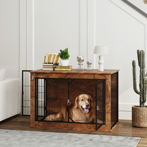 Dog crate furniture cage - furniture,,