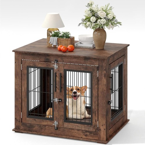 Double doors dog crate - 31.5'',