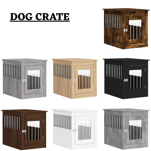 Dog crate furniture wooden - crate,