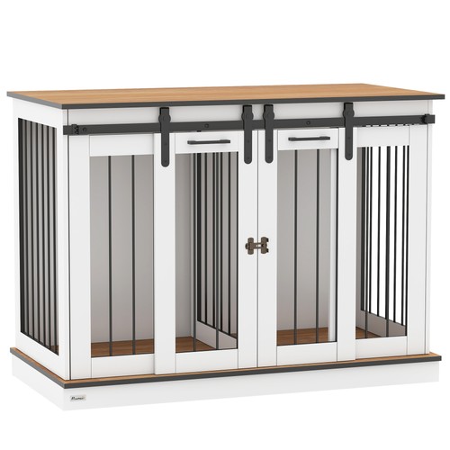 Dog crate furniture for large - dog,