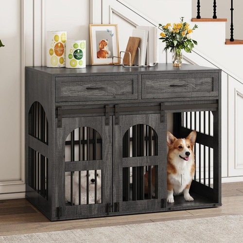 Ironck dog crate furniture - dog,