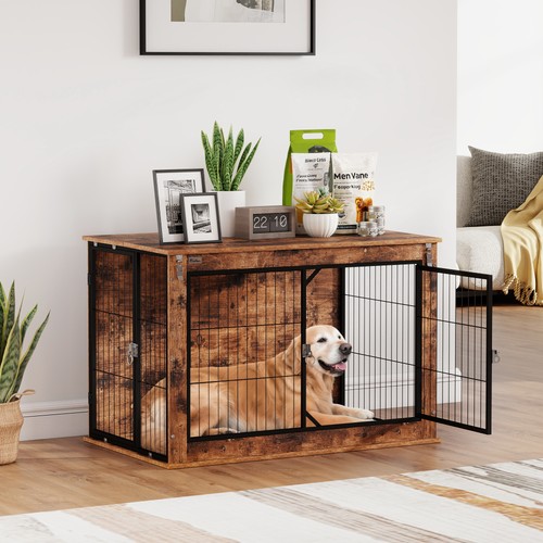 Pawhut dog crate furniture - dog,