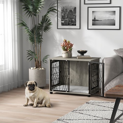 Dog crate furniture - dog, table