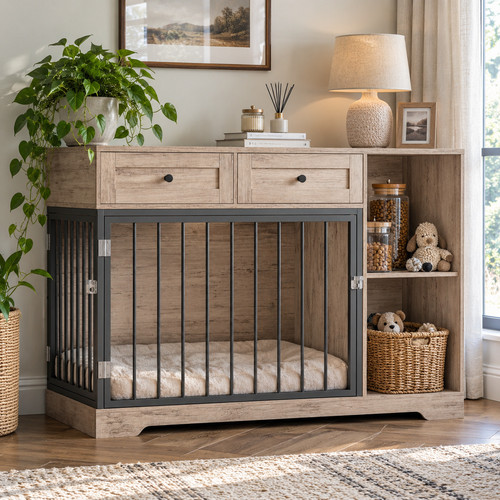 Dog crate furniture 120cm - dog,