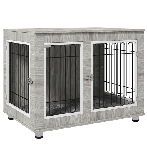 Pawhut dog crate furniture - furniture, end